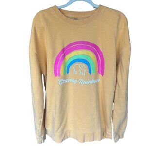 Ivory Ella Chasing Rainbows Crew Sweatshirt
